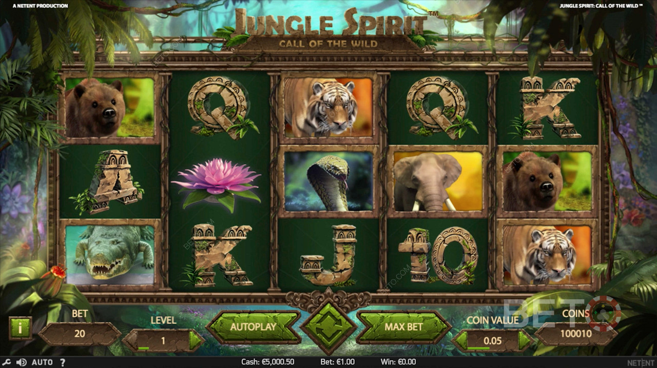 Jungle Spirit: Call of the Wild online spilleautomat