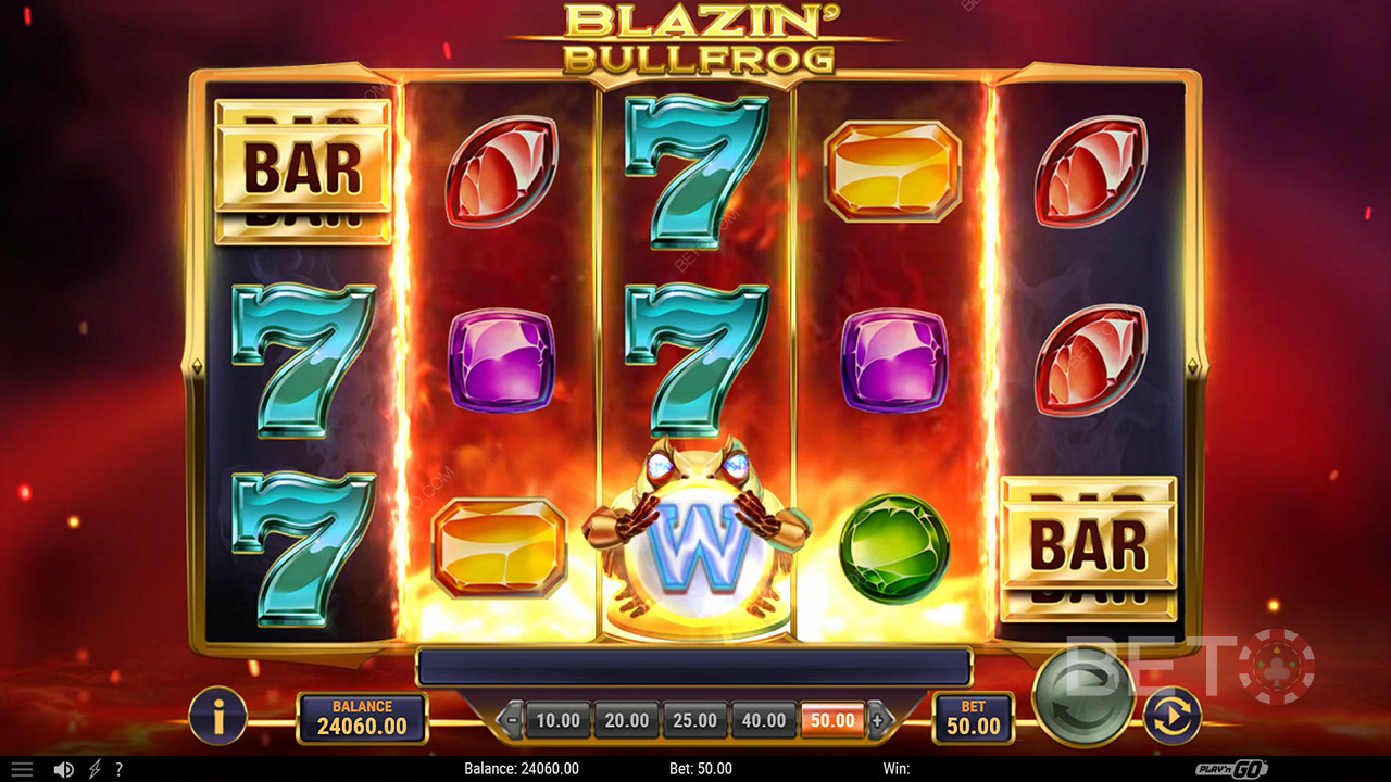 Blazin Bullfrog Spill Gratis