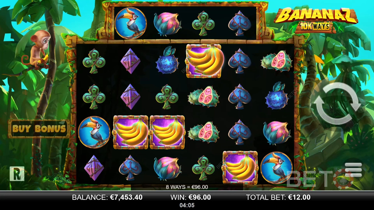 Bananaz 10K Ways Anmeldelse av BETO Slots
