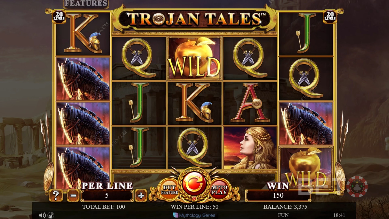 Trojan Tales Anmeldelse av BETO Slots