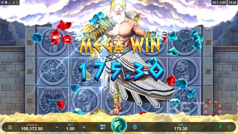 Vinn en megagevinst på spilleautomaten Ancient Fortunes: Zeus