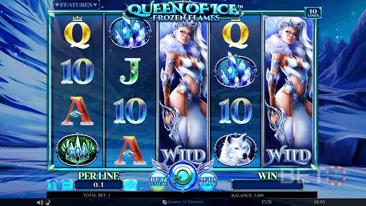Queen of Ice Frozen Flames  Spill Gratis
