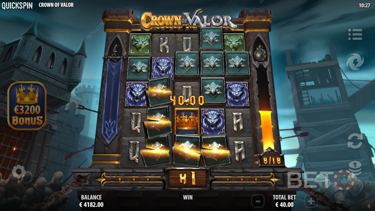 Crown of Valor: En spilleautomat Bør du spinne den?