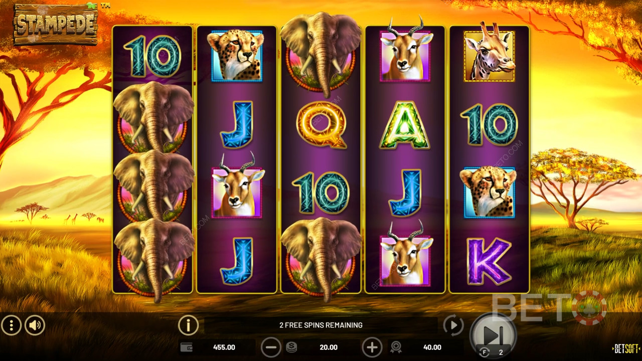 Stampede Anmeldelse av BETO Slots