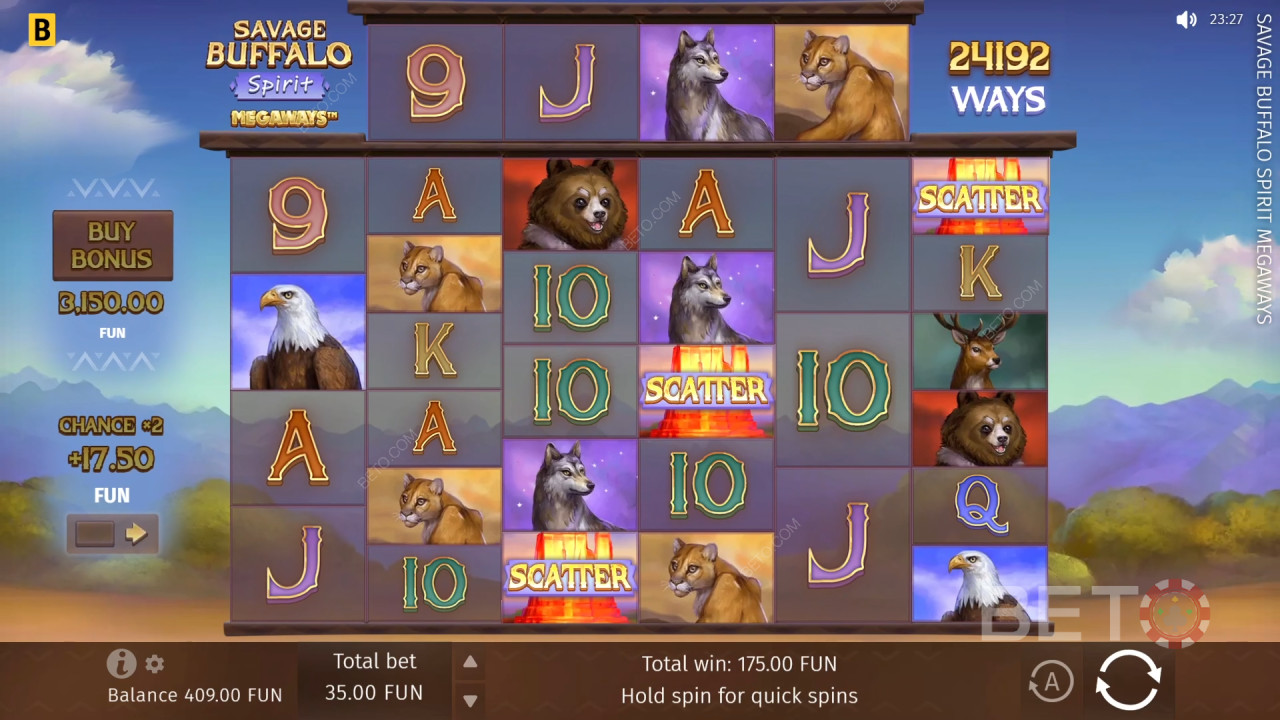 Savage Buffalo Spirit Megaways Anmeldelse av BETO Slots