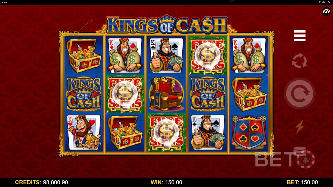 Kings of Cash Anmeldelse av BETO Slots