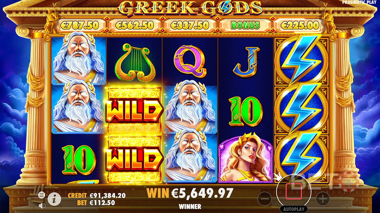 Greek Gods Anmeldelse av BETO Slots