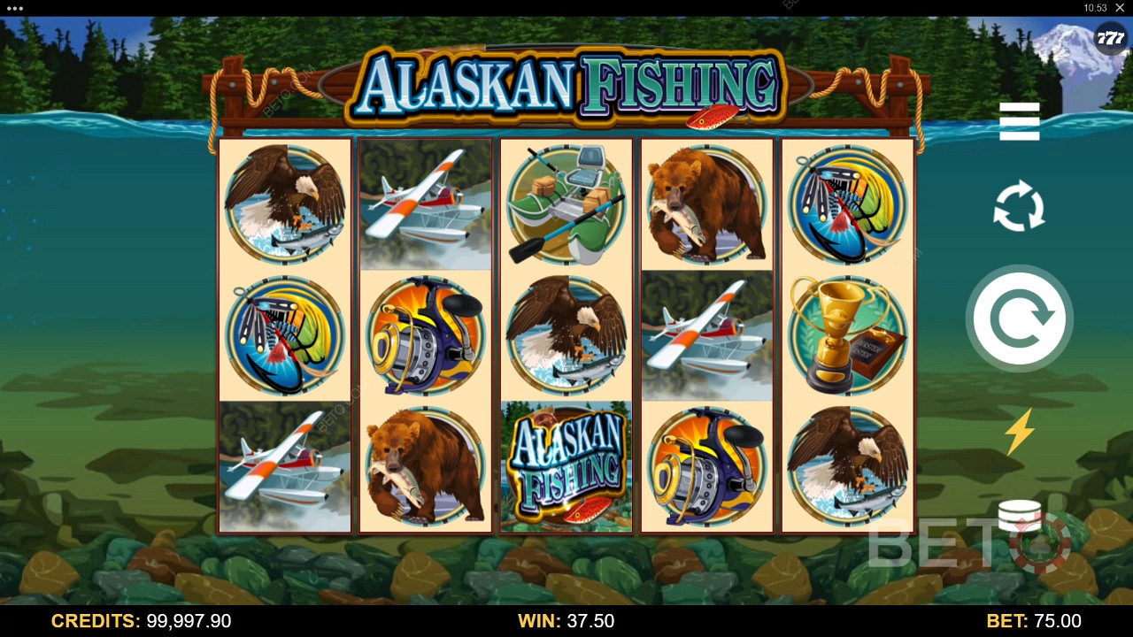 Alaskan Fishing Slot er et unikt fiskeeventyr.