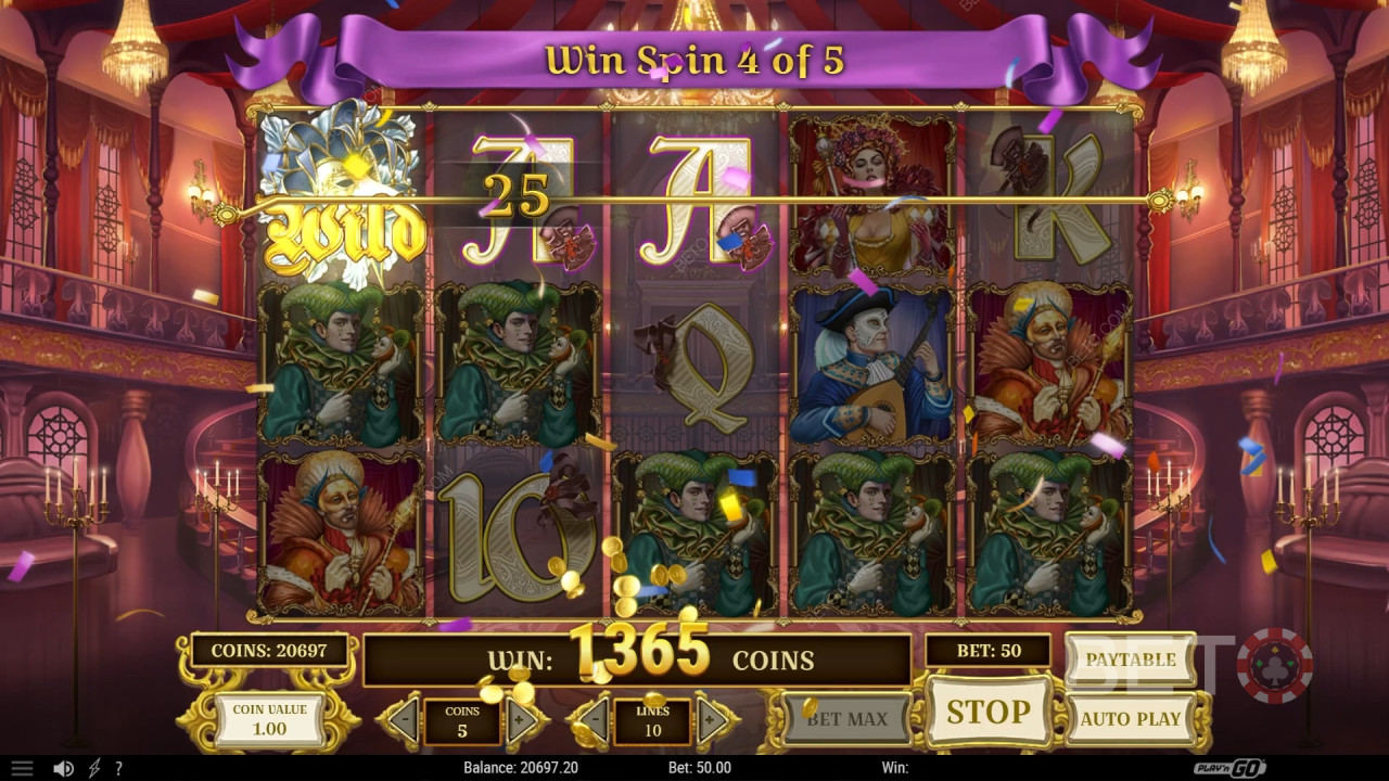 Slik spiller du «Royal Masquerade» på Play