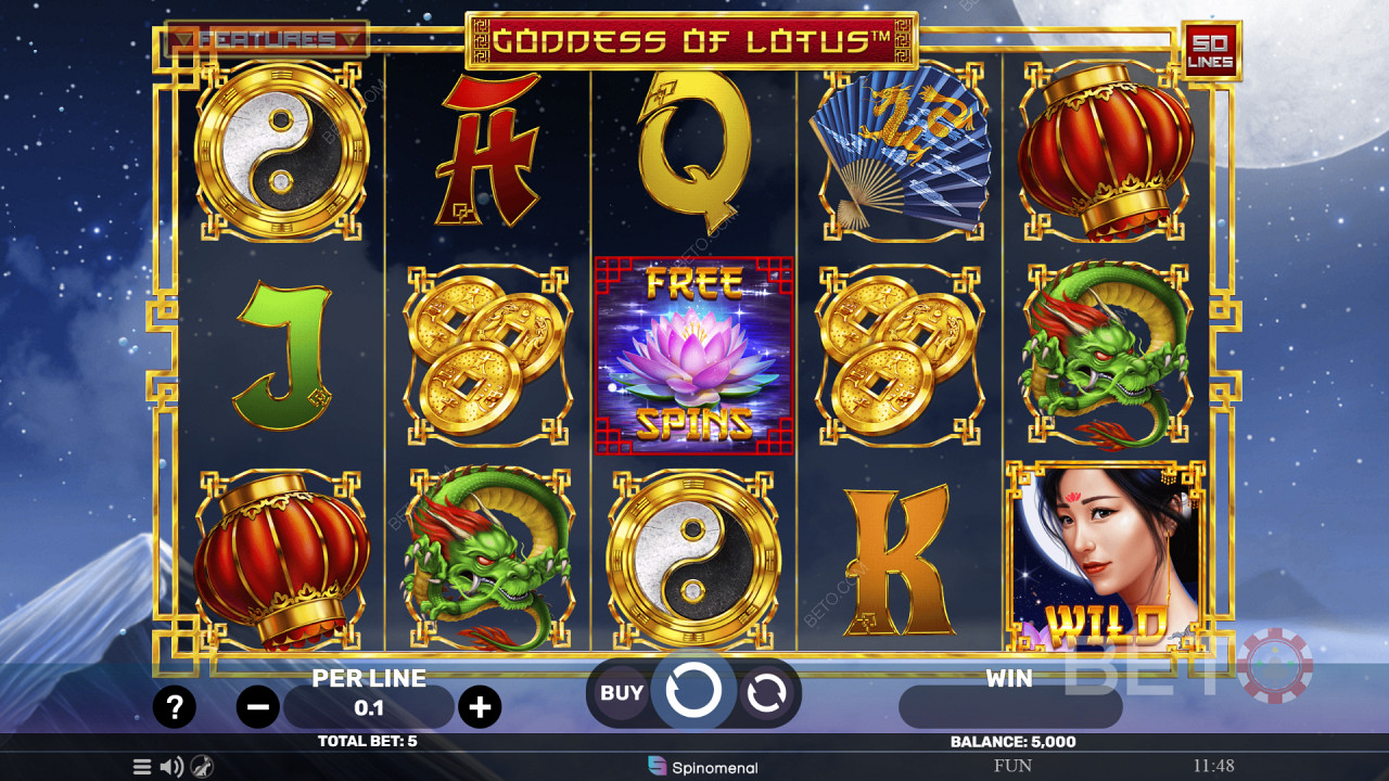 Goddess Of Lotus Spill Gratis