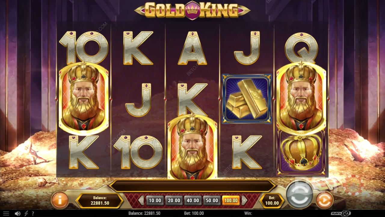 Gold King Anmeldelse av BETO Slots