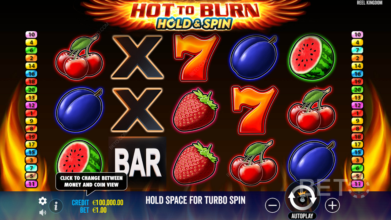 Hot To Burn Hold And Spin Anmeldelse av BETO Slots