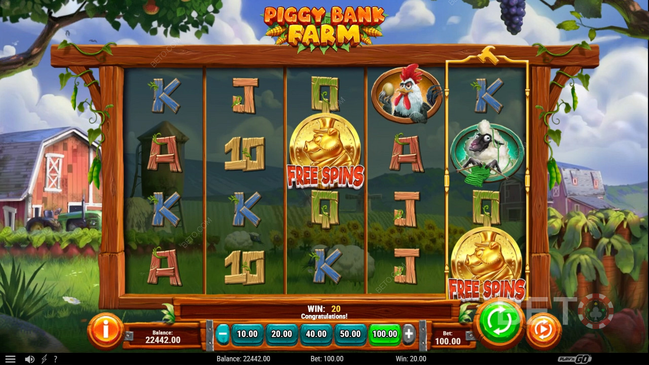 Piggy Bank Farm Spill Gratis