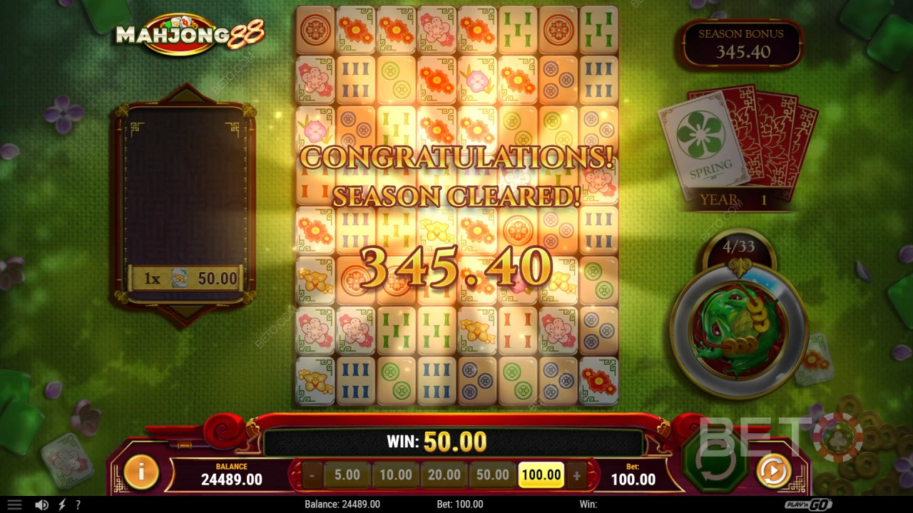 Bonusfunksjoner forklart i Mahjong 88 av Play