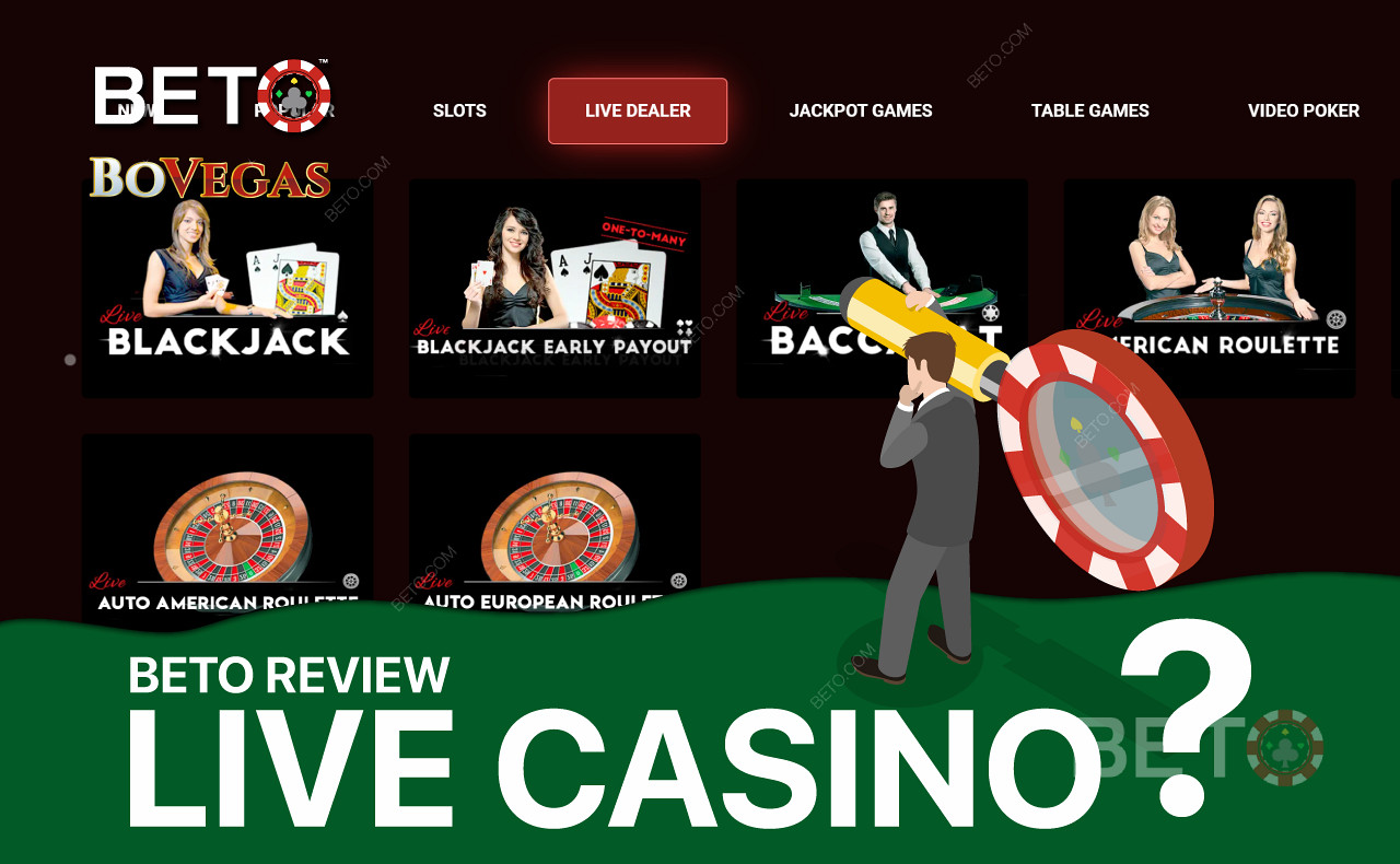 Nyt Live Casino-opplevelsen hjemme hos deg selv.