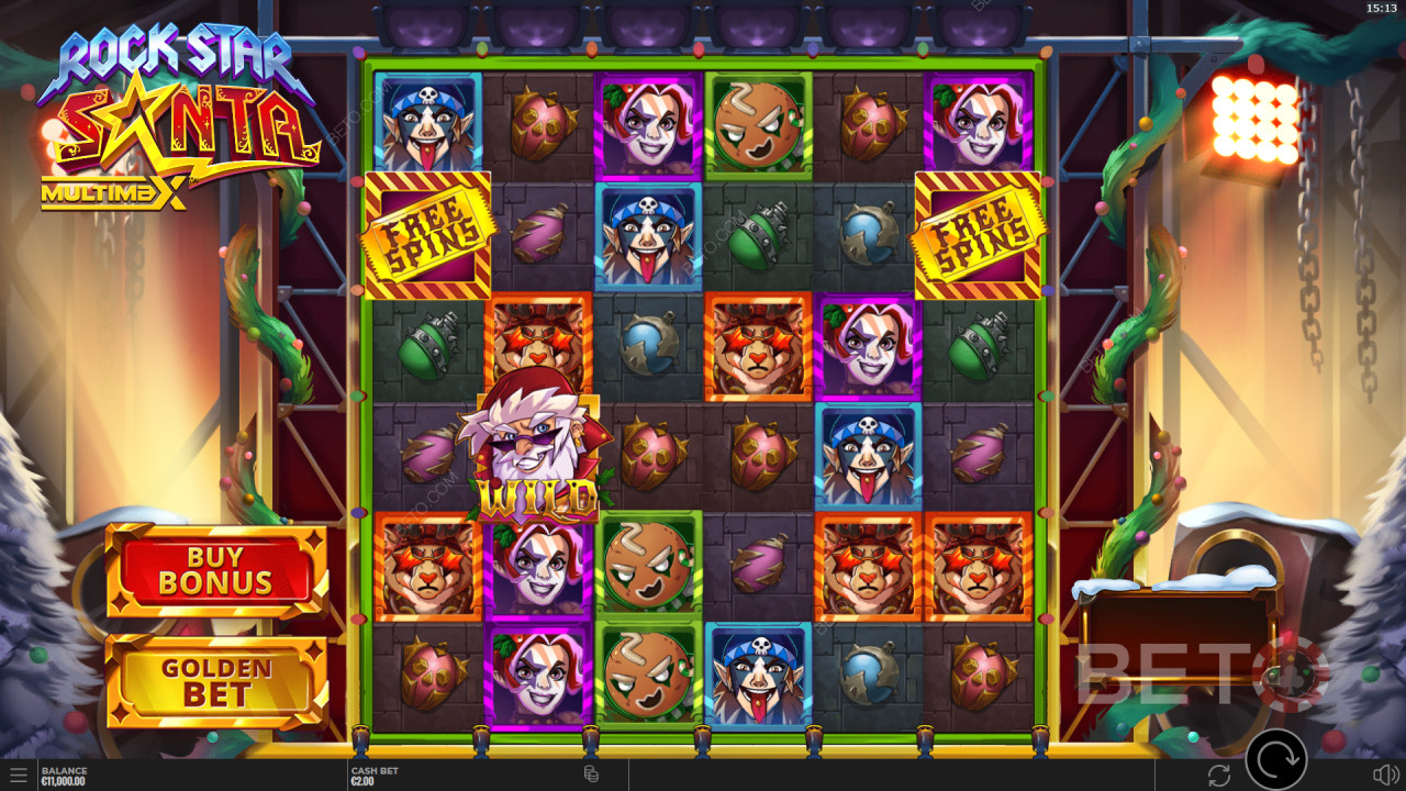 Rock Star Santa MultiMax Anmeldelse av BETO Slots