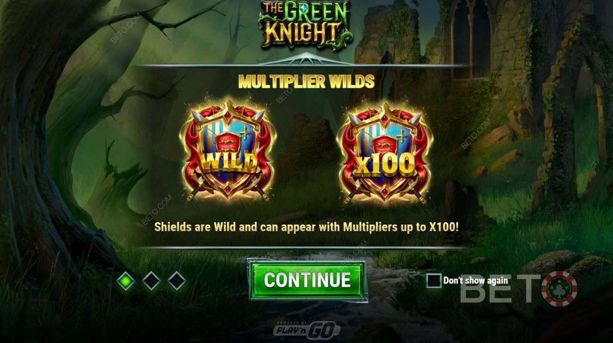 Spesielle Multiplier Wilds i The Green Knight