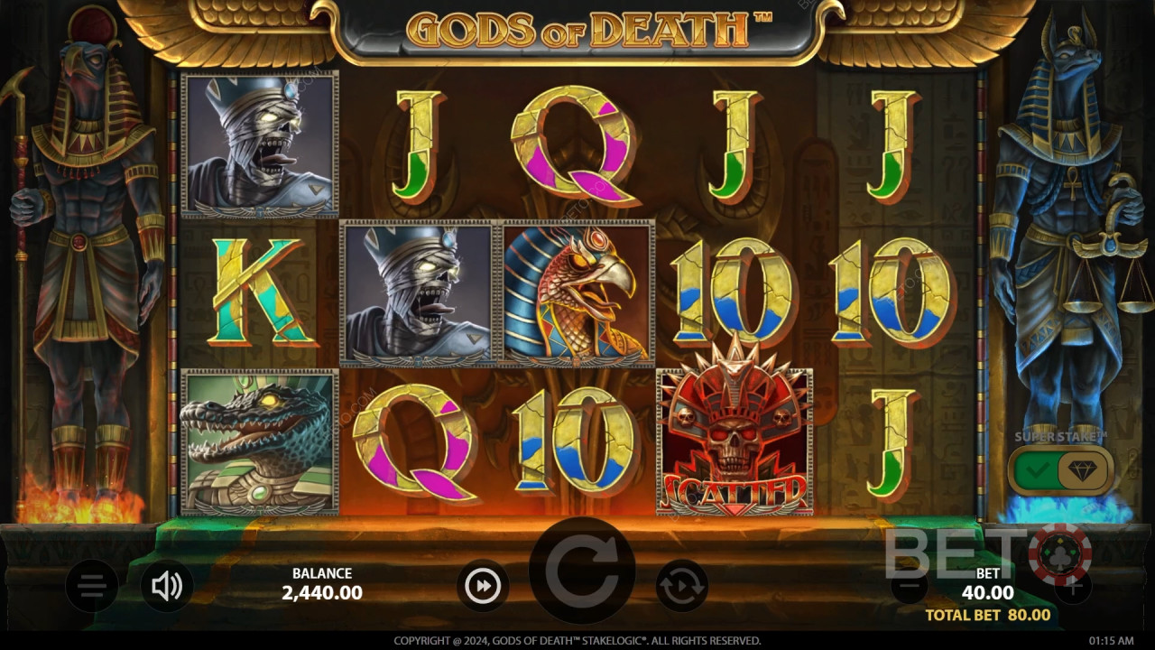 Gods of Death Anmeldelse av BETO Slots