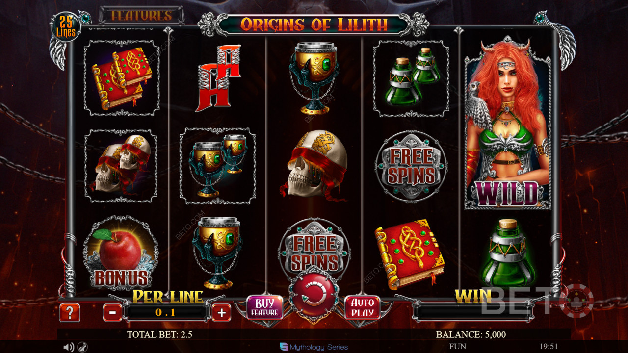 Origins Of Lilith Anmeldelse av BETO Slots