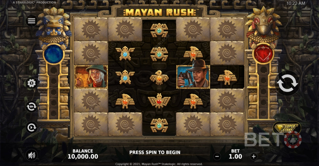 Online spilleautomat Mayan Rush