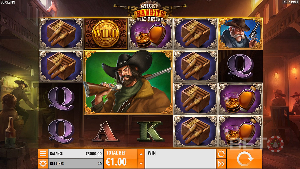 Sticky Bandits: Wild Return Spill Gratis