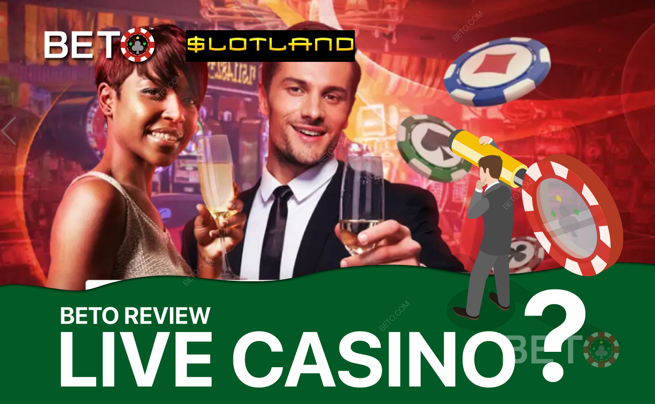 Dessverre tilbyr ikke Slotland live casinospill.