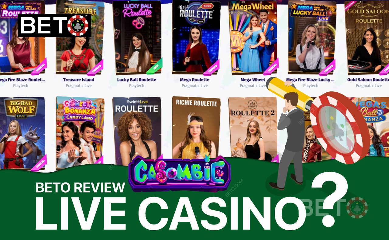 Nyt en massiv samling av live casinospill