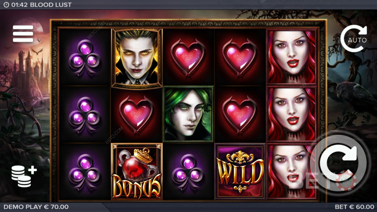 Blood Lust Anmeldelse av BETO Slots