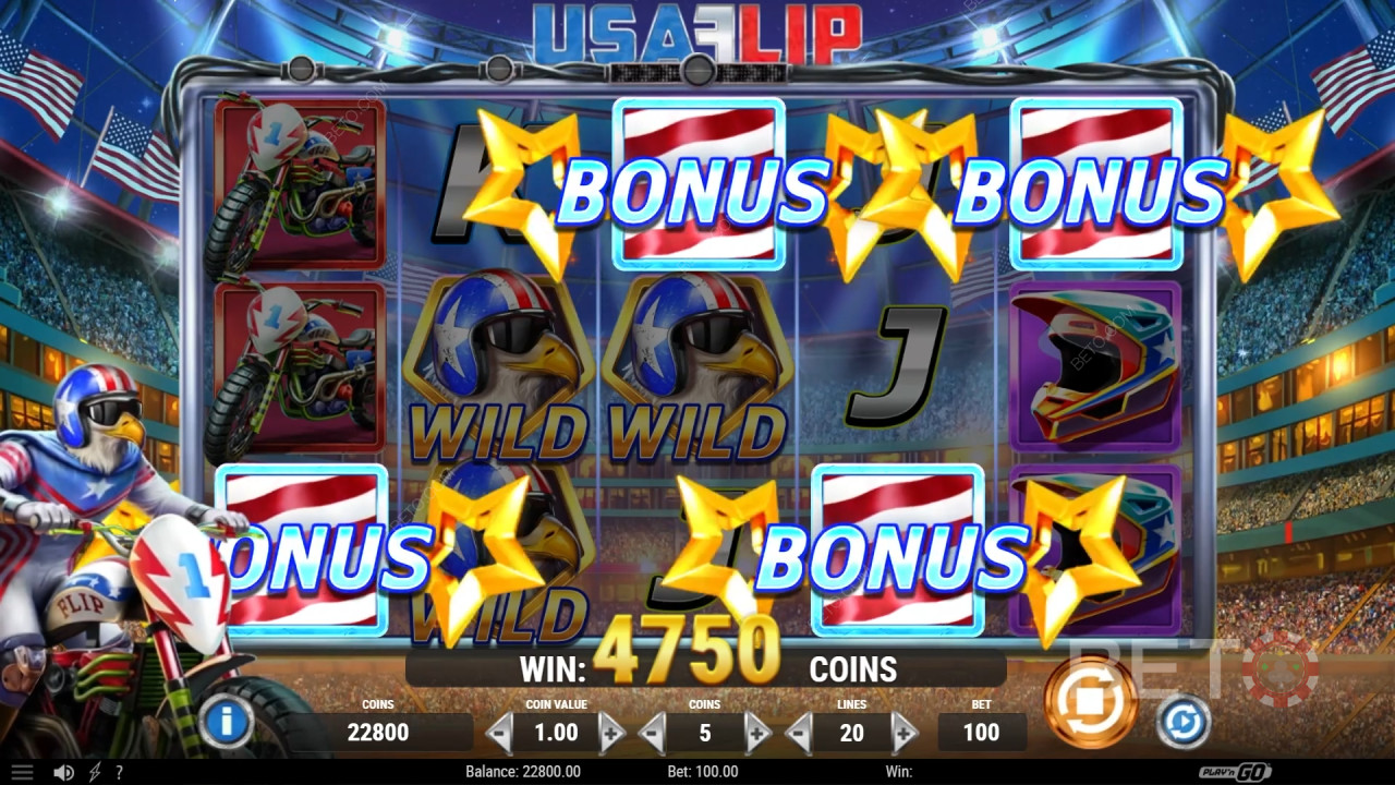 USA Flip Anmeldelse av BETO Slots