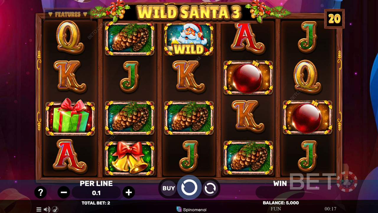 Wild Santa 3 Spill Gratis