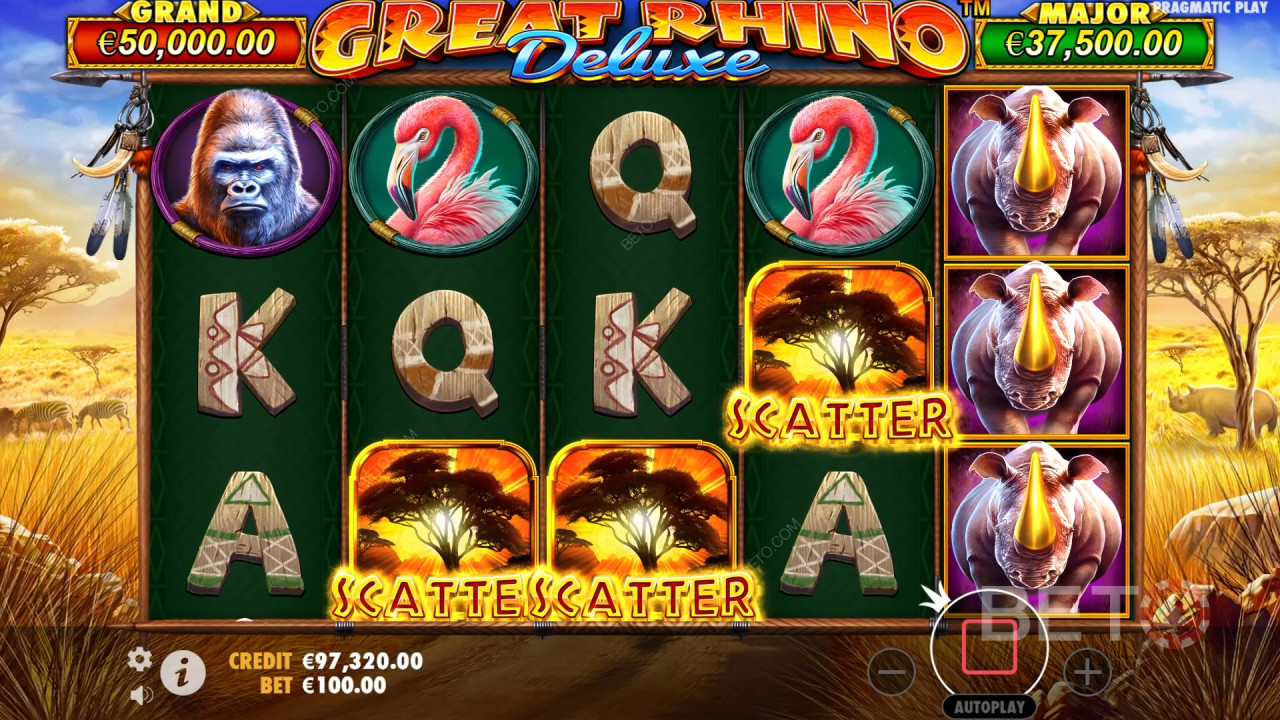 Great Rhino Deluxe spilleautomat - vår dom