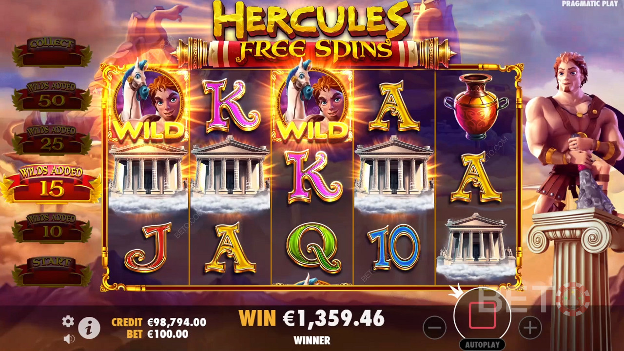 Hercules and Pegasus Spill Gratis