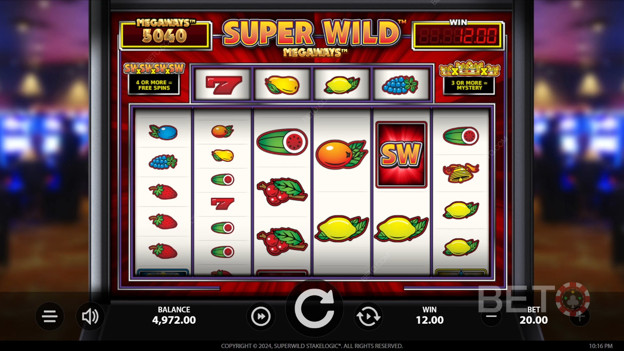 Super Wild Megaways Anmeldelse av BETO Slots