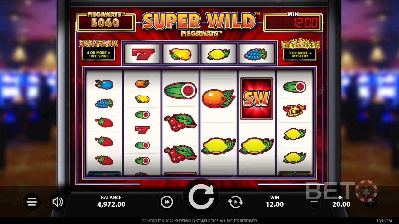 Super Wild Megaways Spill Gratis