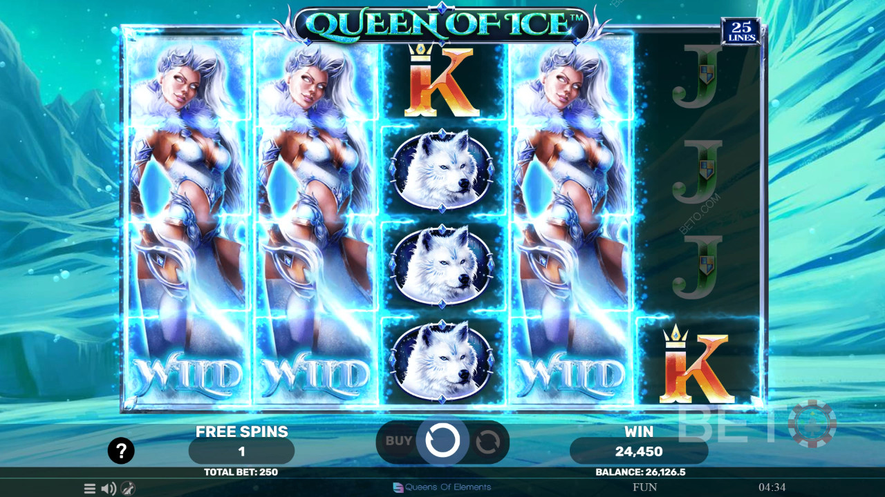 Queen Of Ice Anmeldelse av BETO Slots