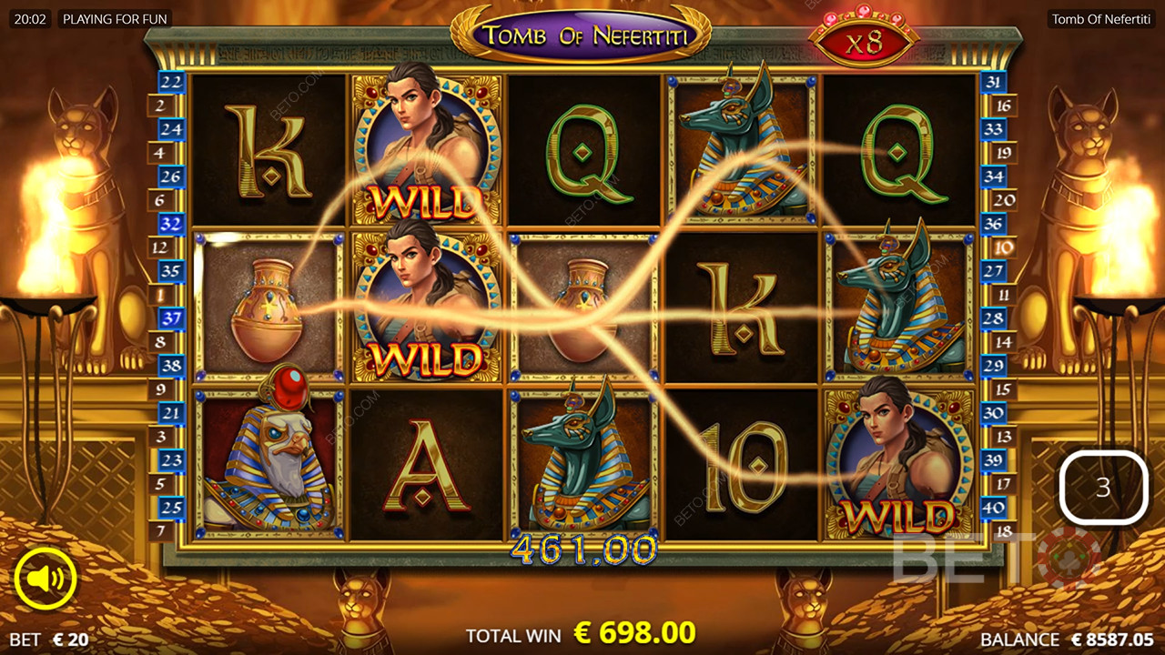 Tomb Of Nefertiti Anmeldelse av BETO Slots