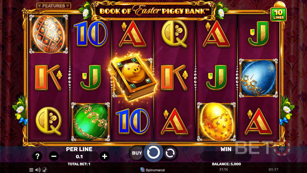 Book of Easter Piggy Bank Anmeldelse av BETO Slots