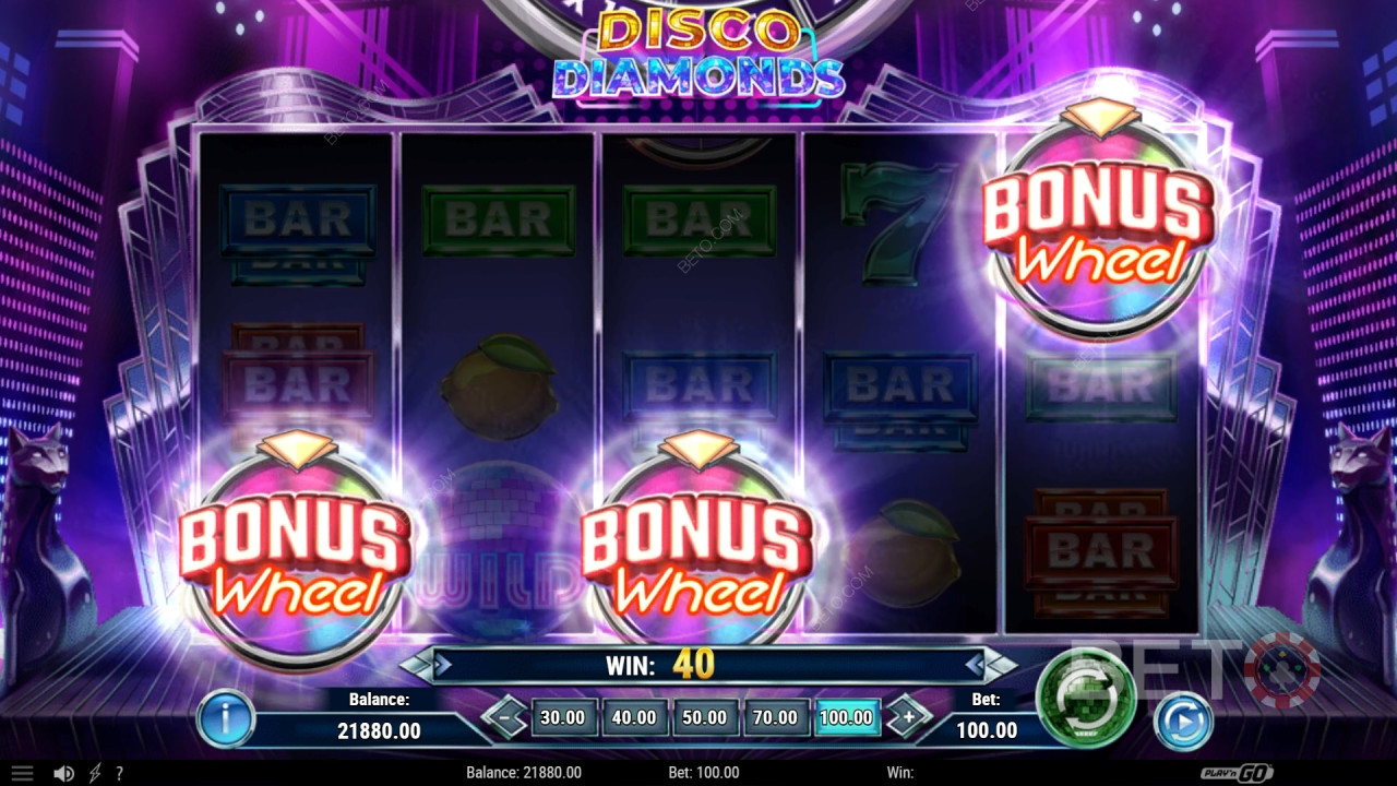 Disco Diamonds Anmeldelse av BETO Slots