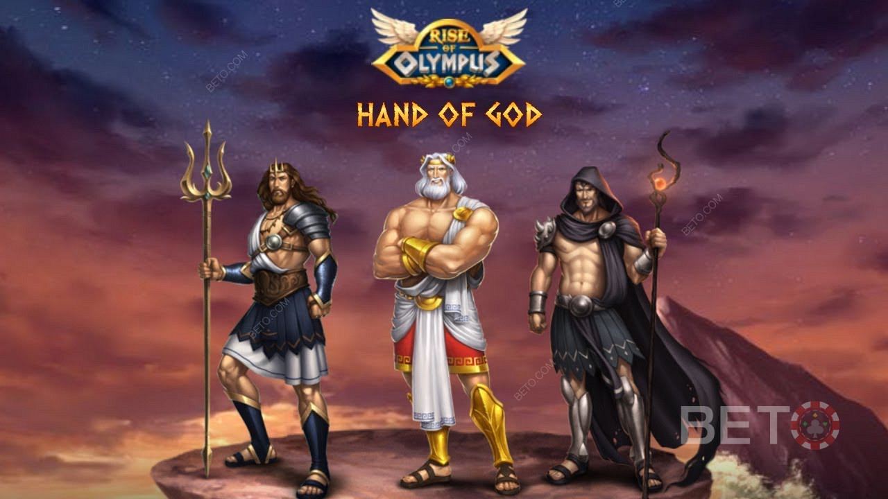 The Hand of God er en funksjon for å gi deg belønninger på gevinstløse spinn i Rise of Olympus