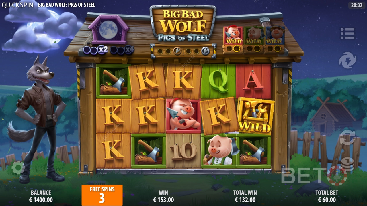 Big Bad Wolf: Pigs of Steel Anmeldelse av BETO Slots