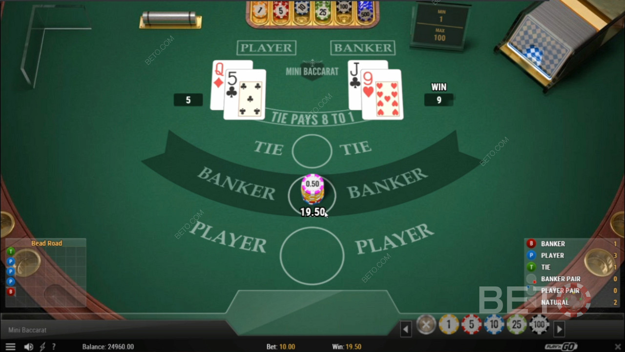 Baccarat-strategi – gratis eksperthjelp for å vinne i kortspillet!