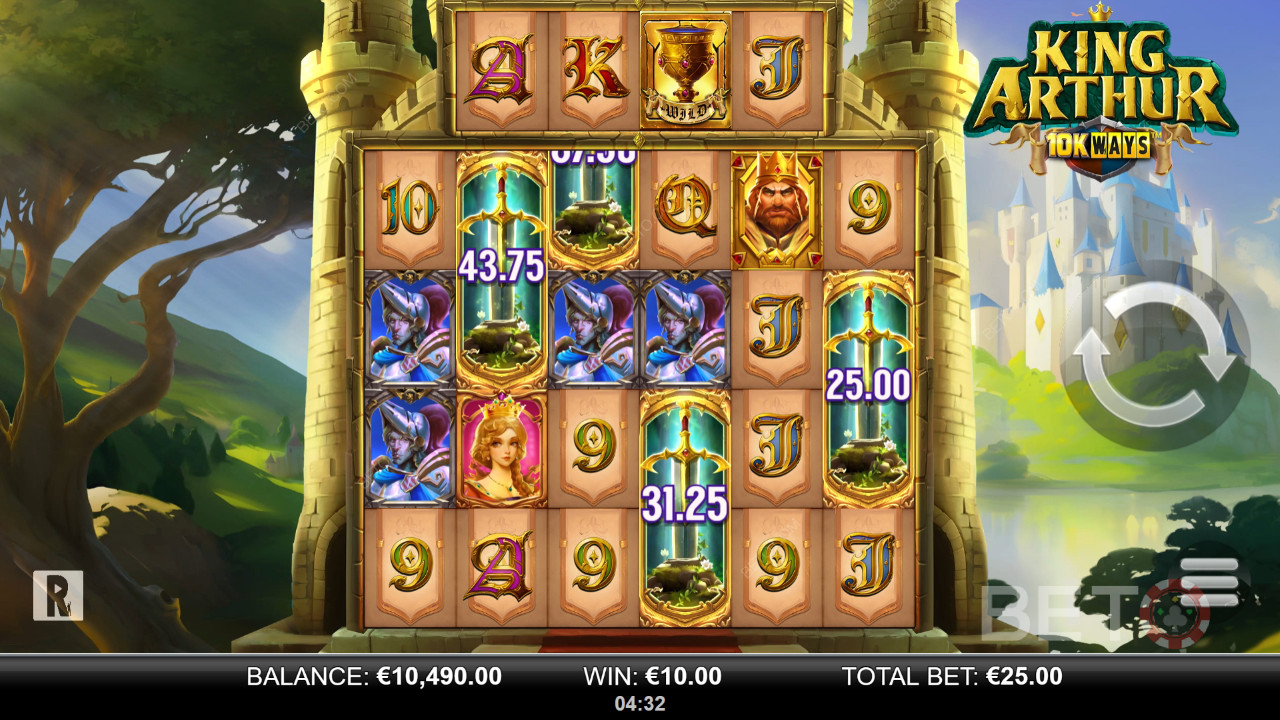 King Arthur 10k Ways Anmeldelse av BETO Slots