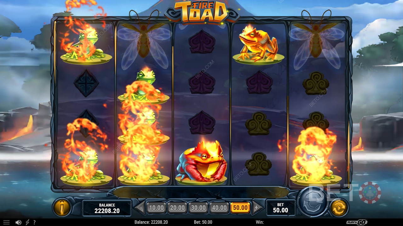 Fire Toad Anmeldelse av BETO Slots