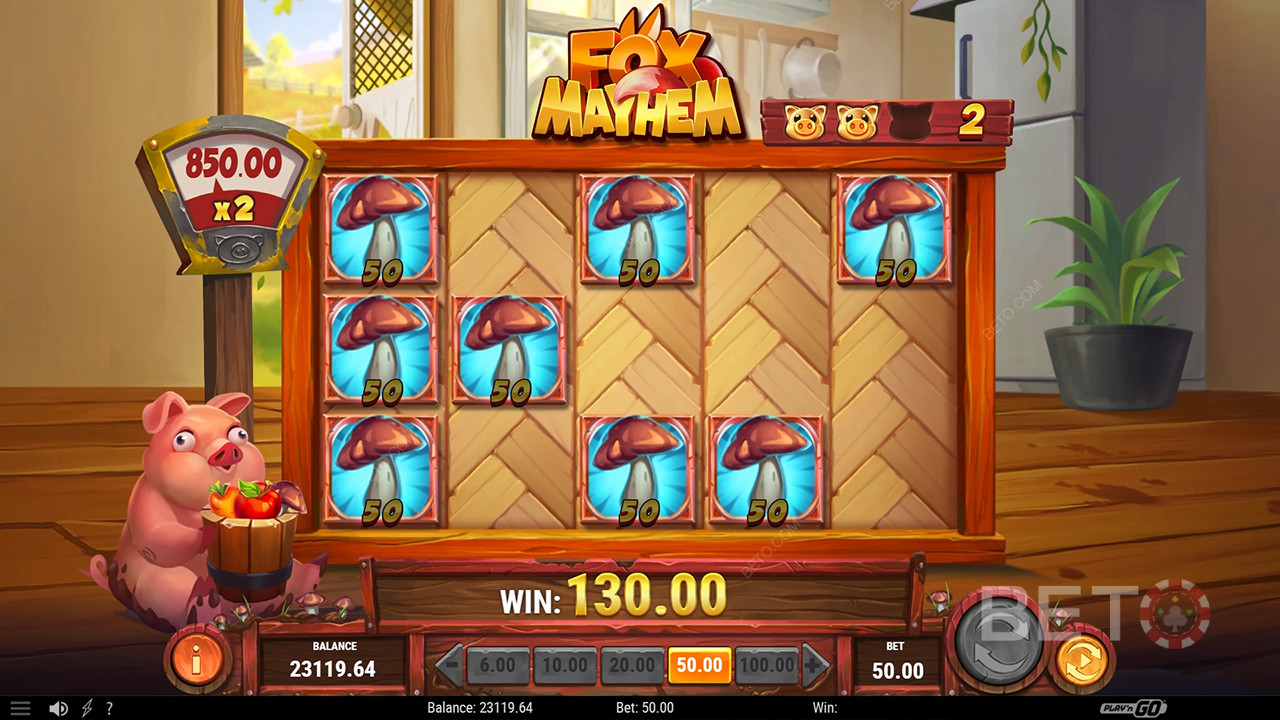 Fox Mayhem Anmeldelse av BETO Slots