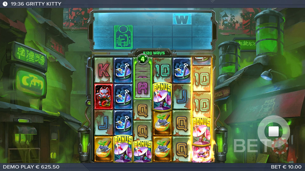 Er spilleautomaten Gritty Kitty of Nitropolis verdt det?