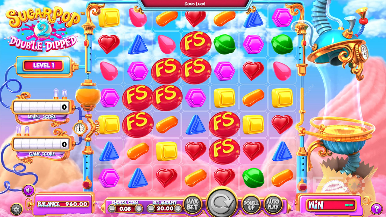SugarPop 2: Double Dipped Anmeldelse av BETO Slots