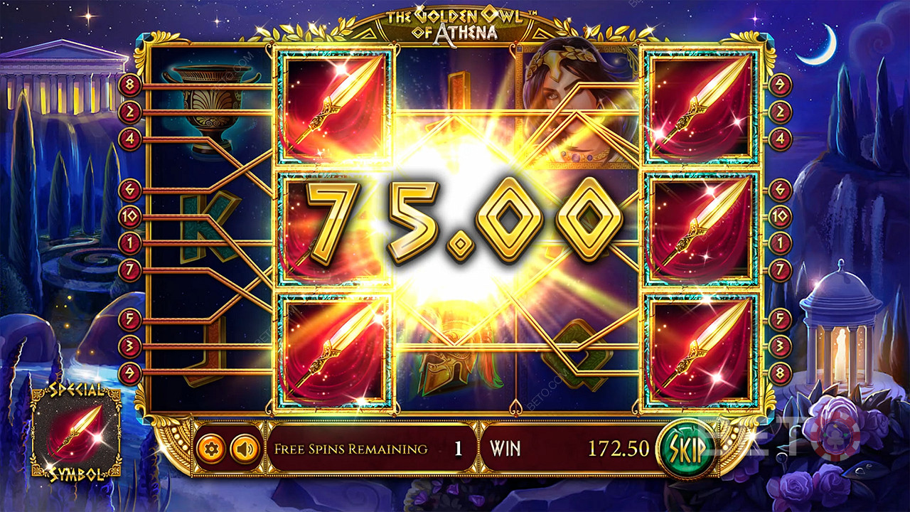 The Golden Owl Of Athena Anmeldelse av BETO Slots