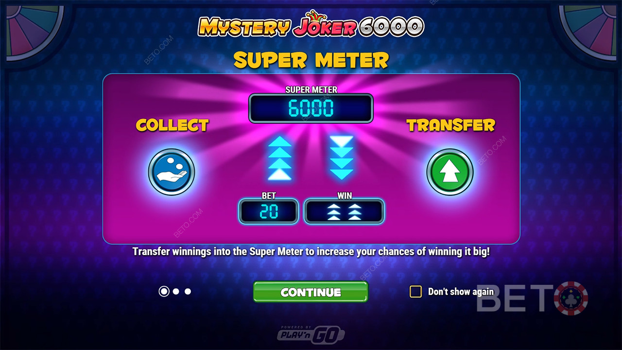 Bonusfunksjoner forklart i Mystery Joker 6000 av Play