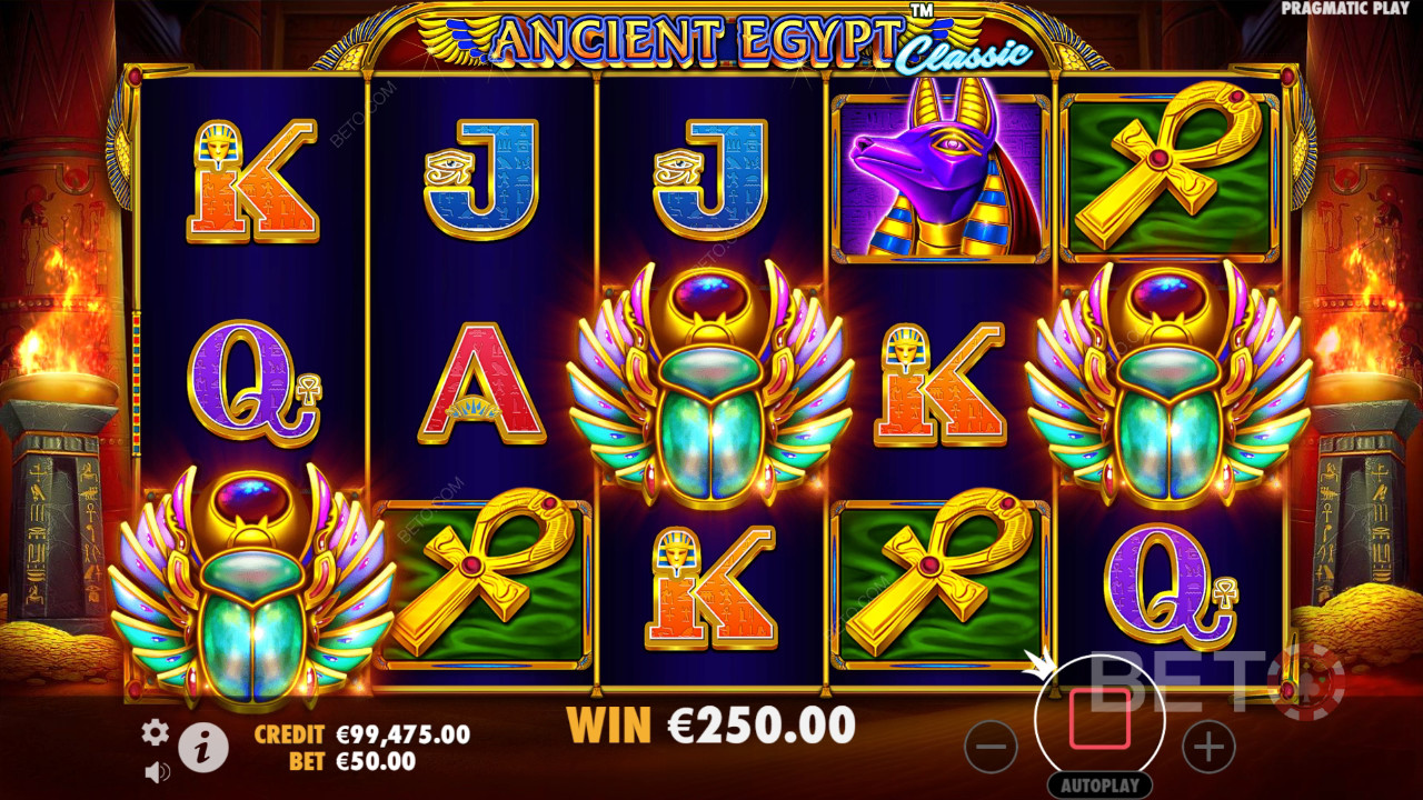 Ancient Egypt Classic Anmeldelse av BETO Slots