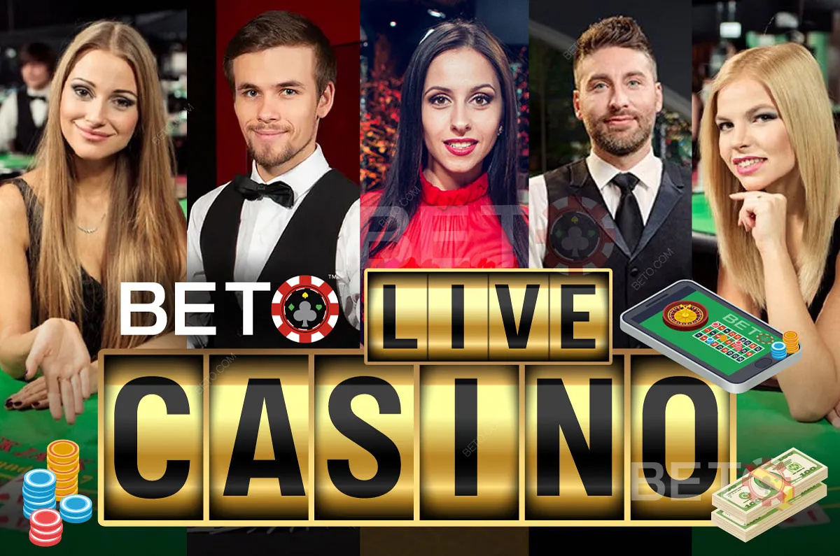 BETOs guide til beste live kasinosider innen online gambling.